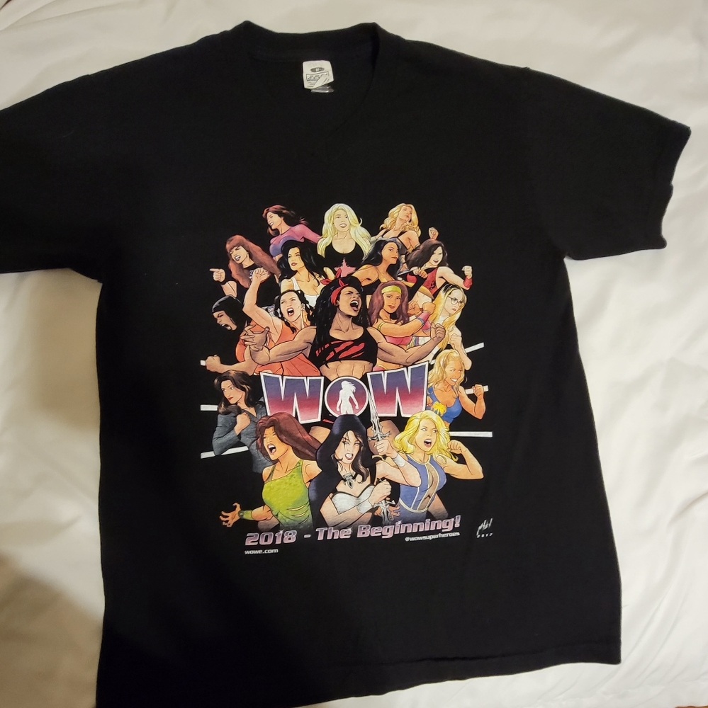 WOW Woman of wrestling Tshirt